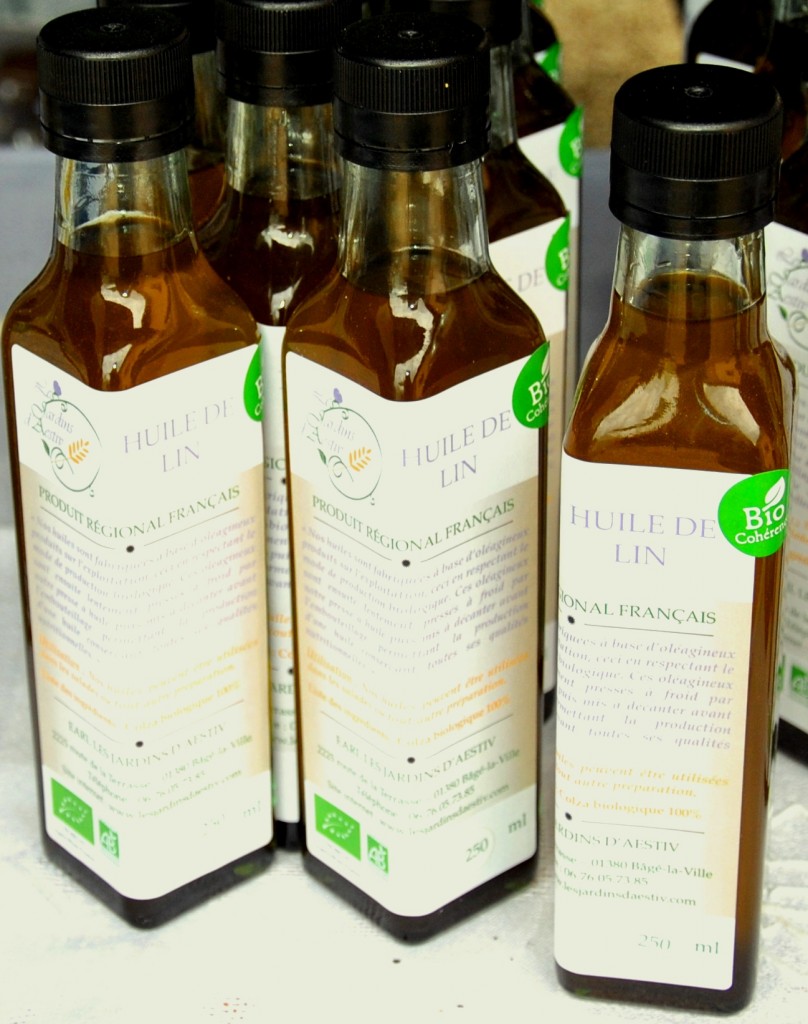 Huile de lin (250 ml) Les Jardins D