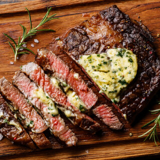 BBQ - Faux filet épais mariné sarriette