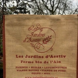 Sac en jute pour offrir
