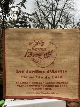 Sac en jute pour offrir
