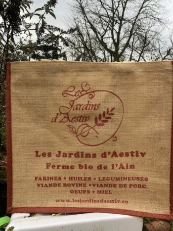 Sac en jute pour offrir