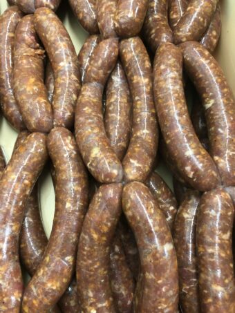 Saucisses porc & bœuf piquantes
