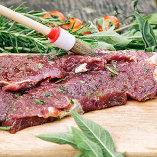 Tranches de bœuf marinées