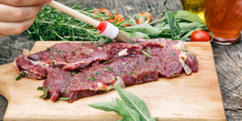 Tranches de bœuf marinées