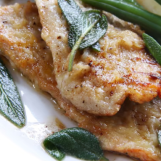 Escalopes de veau marinées