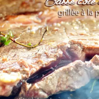 Basse côte à griller marinée au paprika